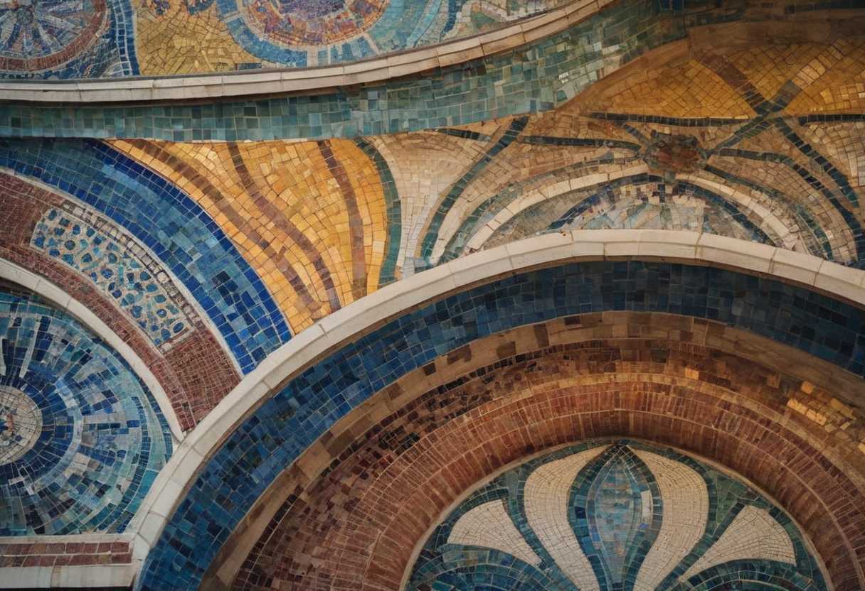 Davis Saroni le maître des mosaïques qui façonne Barcelone