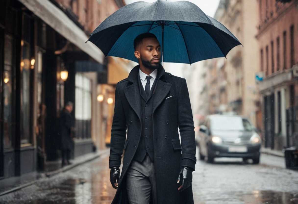 Les parapluies pour homme et la mode urbaine l&rsquo;association parfaite
